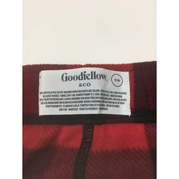 Men's Big & Tall Microfleece Pajama Set Size 2XB - Picture 9 of 12